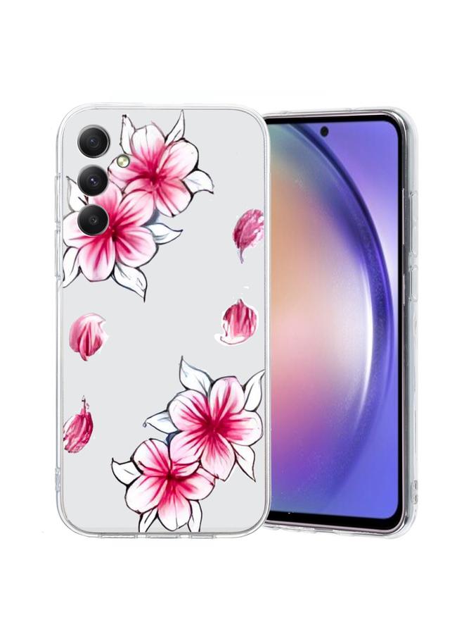 اس-توب جراب لهاتف Samsung Galaxy S23 FE 5G بنمط رسم ملون جراب هاتف شفاف من مادة TPU - Image 1