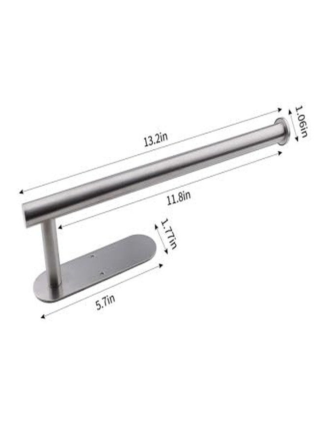 BBstore Stainless Steel Paper Towel Holder, Bulk- Self-Adhesive Under Cabinet, Available in Adhesive and Screws - Image 2