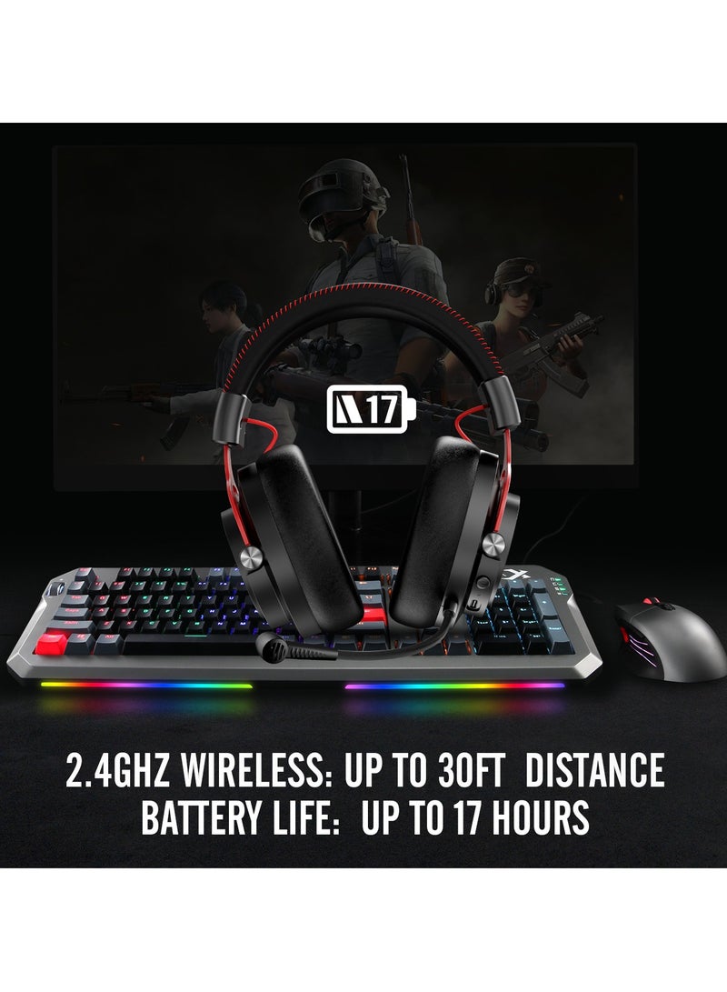 NUBWO G03 2.4G Wireless Over-Ear Gaming Headphones For PS4 PS5 XOne XSeries NSwitch PC - Image 2