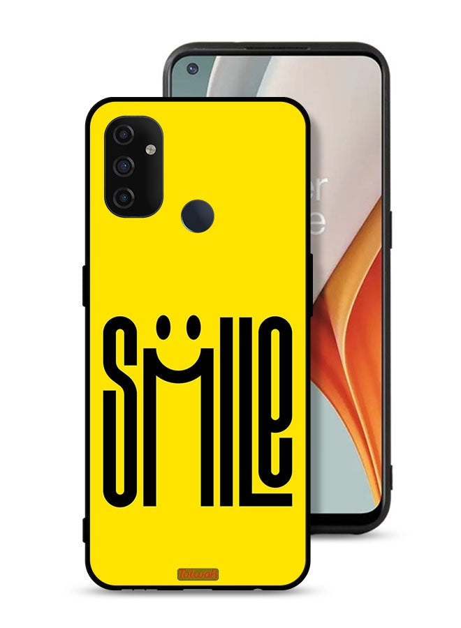 Tolwak OnePlus Nord N100 Protective Case Cover Smile Art - Image 1