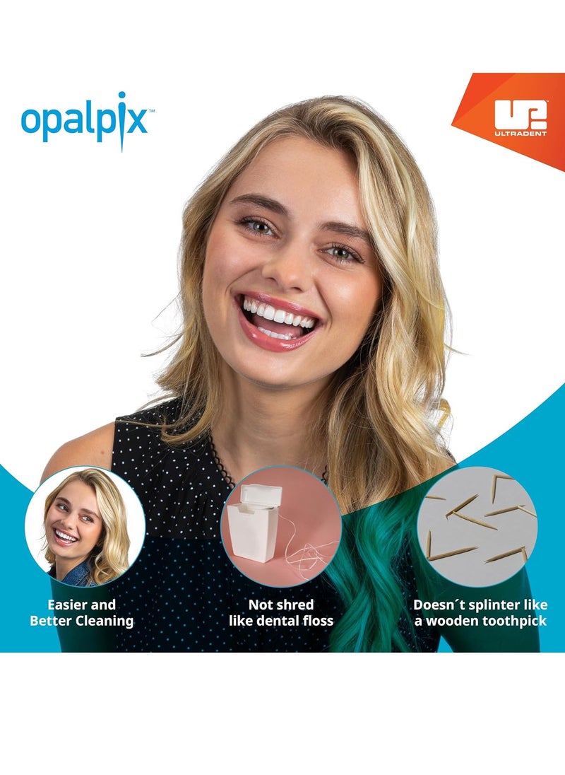 ULTRADENT Opalpix Dental Picks (6 Pack) 32ct per Pack Toothpicks Opalescence Teeth Products Plastic Tooth Dental Pick Oral Care Soft Gum 5590-6  - Image 2