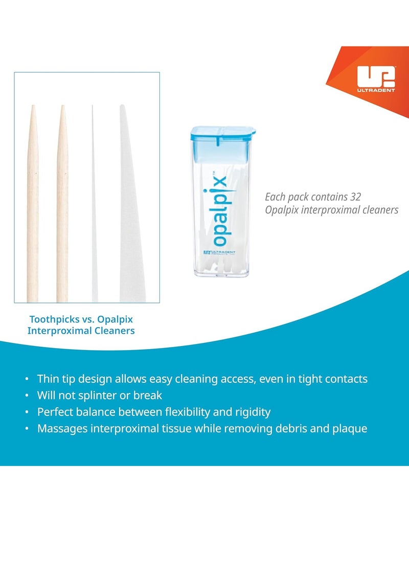 ULTRADENT Opalpix Dental Picks (6 Pack) 32ct per Pack Toothpicks Opalescence Teeth Products Plastic Tooth Dental Pick Oral Care Soft Gum 5590-6  - Image 3
