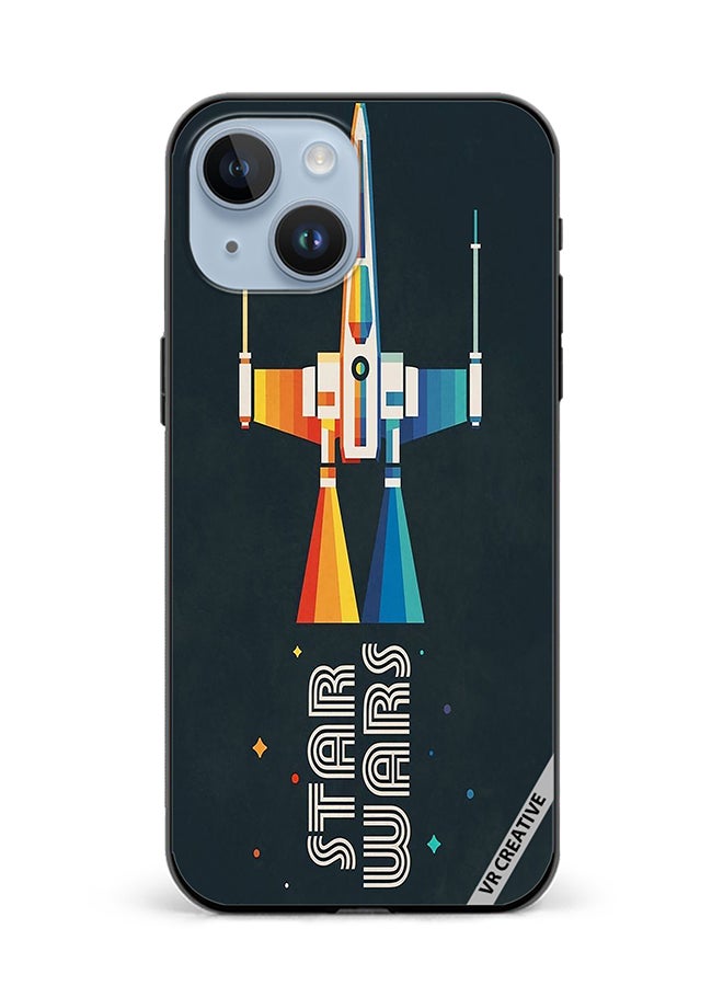 VR CREATIVE Protective Case Cover For Apple iPhone 15 Plus Star Wars Design Multicolour - Image 1