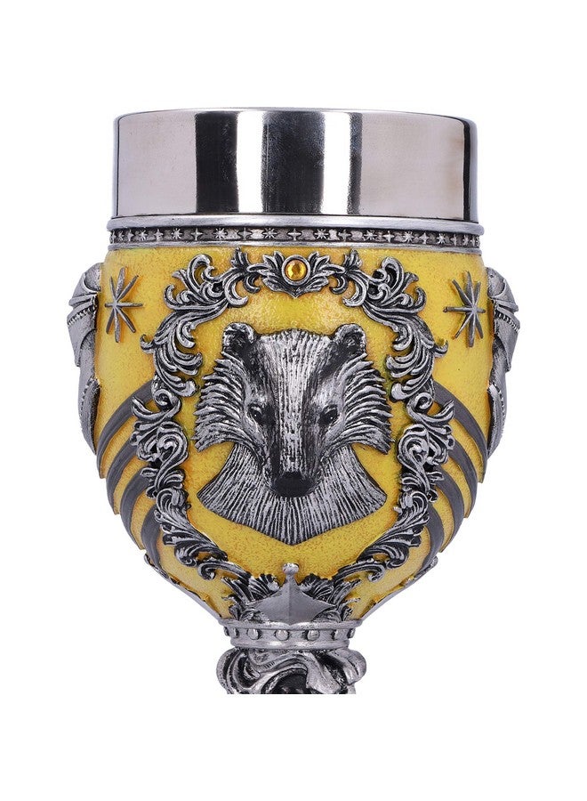 نيميسيس ناو كأس هاري بوتر هافلباف هوجورتس هاوس القابلة للتجميع عدد 1 (عبوة من قطعة واحدة) فضي أصفر 200 ملليلتر - Image 5