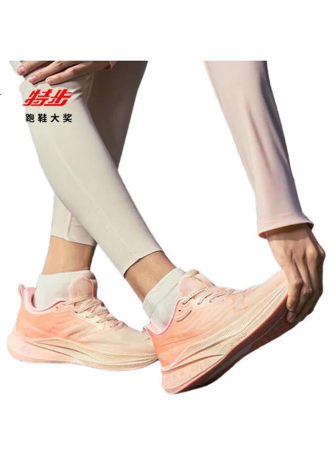 Xtep "peach Run Sweet" 2000km Third Generation Women's Running Shoes Shock Absorption Lightweight Fitness Test Sports Shoes Running Shoes - Image 3