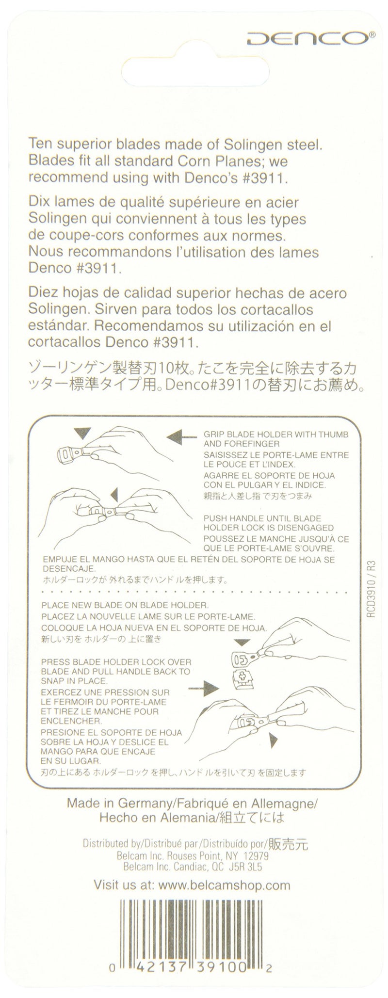 Denco Denco Corn Plane Refill Blades, 20 Count, Silver  - Image 2