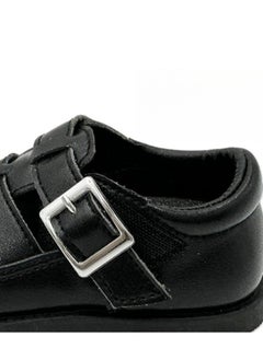 TS Children's Baotou Leather Shoes Solid Color Roman Weaving Microfiber Upper Sandals  - Image 4