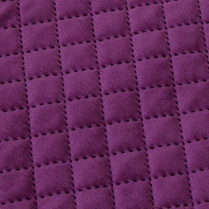 KINGLY Velvet Quilted Universal Armrest Sofa Cover – Non-Slip, Washable Couch Arm Protector for Daily Use (Mulberry Perple, 1pc – 23x27) - Image 2