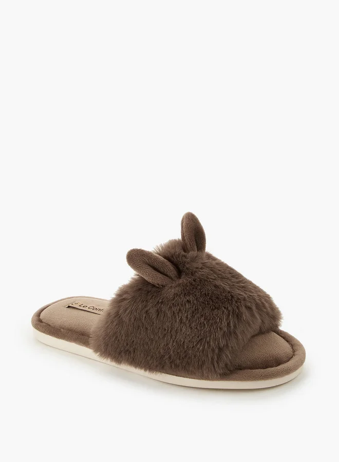 لو كونفورت Women Ear Applique Bedroom Slippers