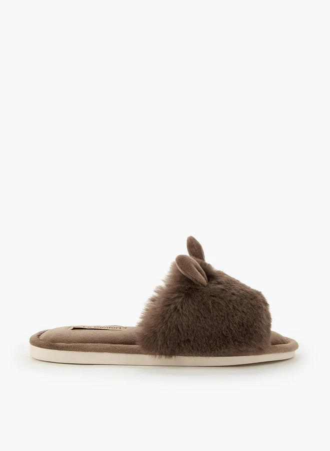 Women Ear Applique Bedroom Slippers