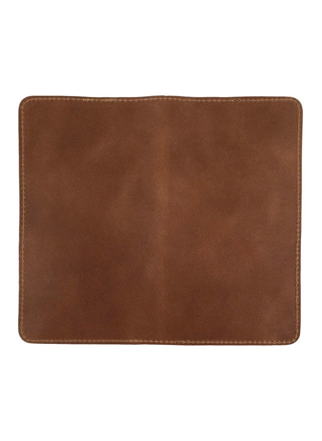 Hide & Drink - Large Wallet Handmade From Full Grain Leather (Single Malt Mahogany) - Image 1