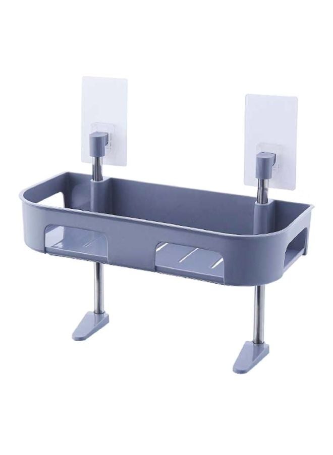 Qiangtie Multi-Function Bath Organizer Grey 13.5x30x29cm