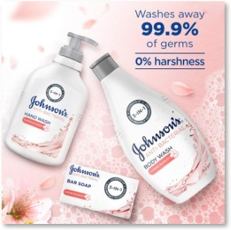 Johnson & Johnson Johnson's Vita-Rich, Replenishing Hand Wash, with Almond Blossom, 300ml, pH balanced, Naturally Derived Ingredients, Enriched with Glycerin, Long-Lasting Gentle Hydration and Moisturization - Image 1