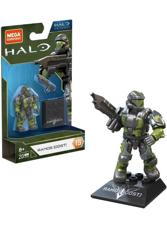 MEGA CONSTRUX Mega Bloks Ramos ODST Halo Universe Figure  - Image 3