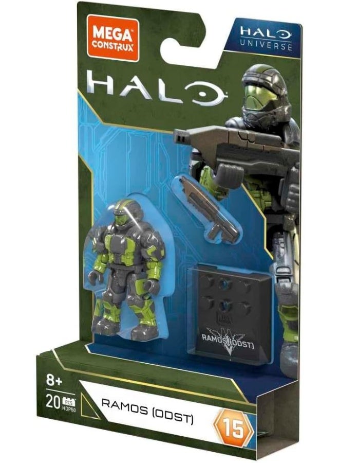 MEGA CONSTRUX Mega Bloks Ramos ODST Halo Universe Figure  - Image 1