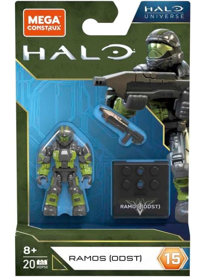 MEGA CONSTRUX Mega Bloks Ramos ODST Halo Universe Figure  - Image 2