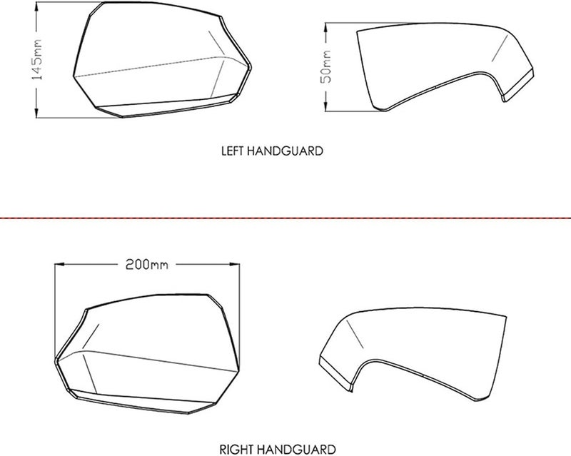 QASULER Motorcycle Handguards for KYMCO AK 550 - Image 2