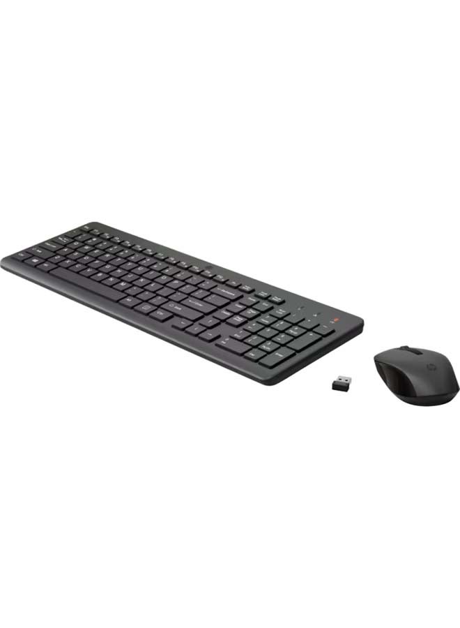 HP لوحة مفاتيح وماوس لاسلكيان باللون الأسود - Image 2