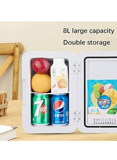 Mini Fridge,8L Car Refrigerator Compact Refrigerator 110V AC/12V DC Portable Cooler and Warmer for Dorm,Car and Home,Gold - pzsku/Z62671E38C8F267ABFFB8Z/45/_/1717229621/639a48f2-d2ac-4098-82b6-30d9f9e46836