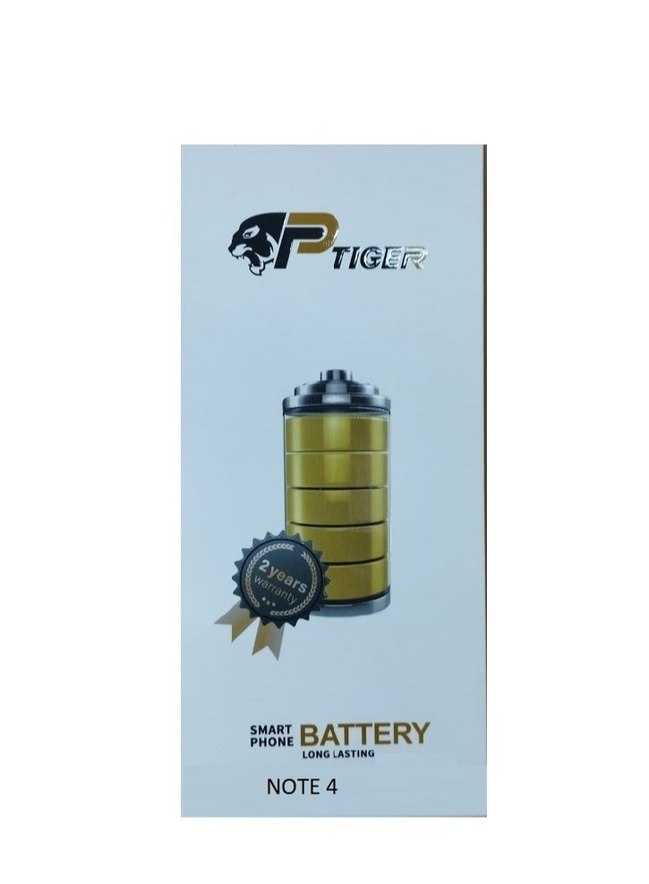TIGER Battery For Samsung Galaxy Note 4. High-capacity Lithium Cobalt Oxide Lithium-ion Safe and reliable stable performance long Standby Time Long Lasting Battery - Image 1