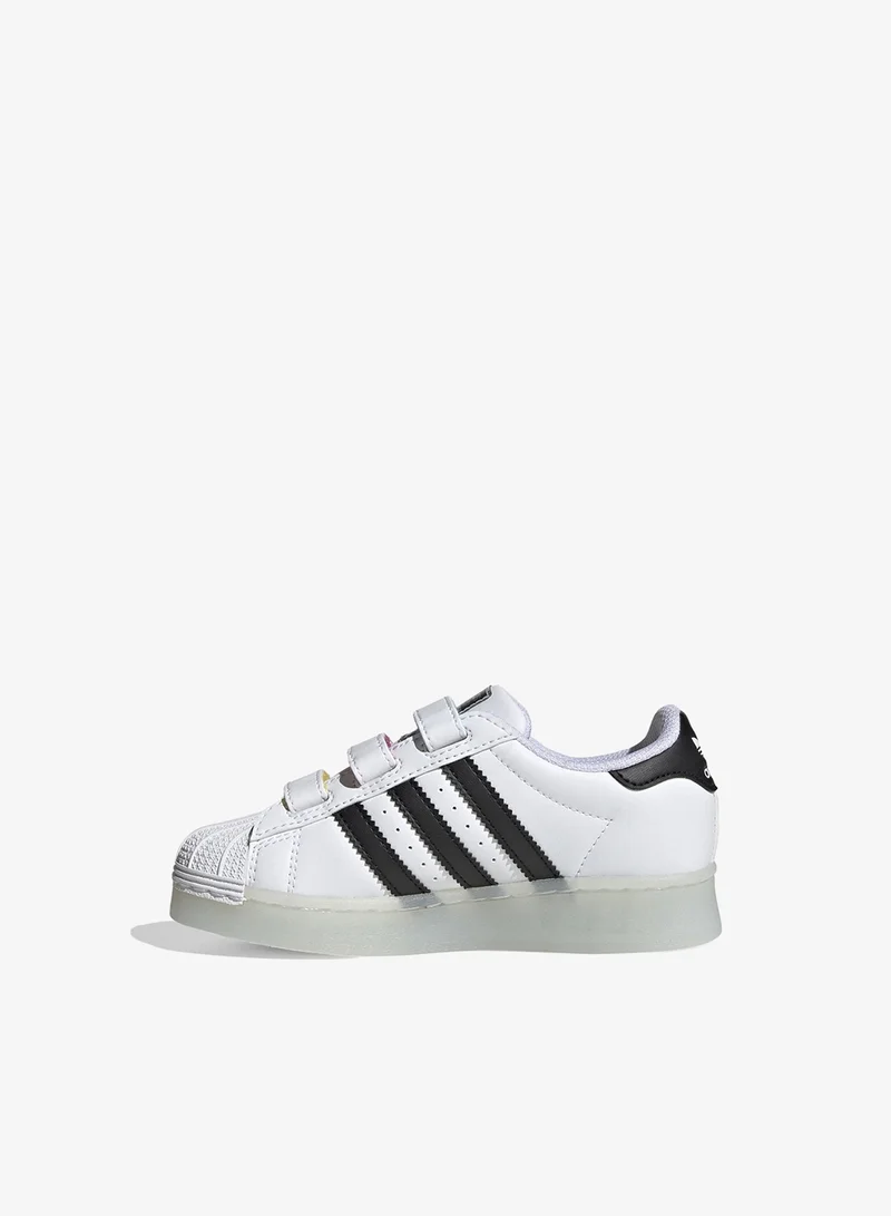 اديداس اوريجينالز أطفال سوبر ستار بإضاءة ليد