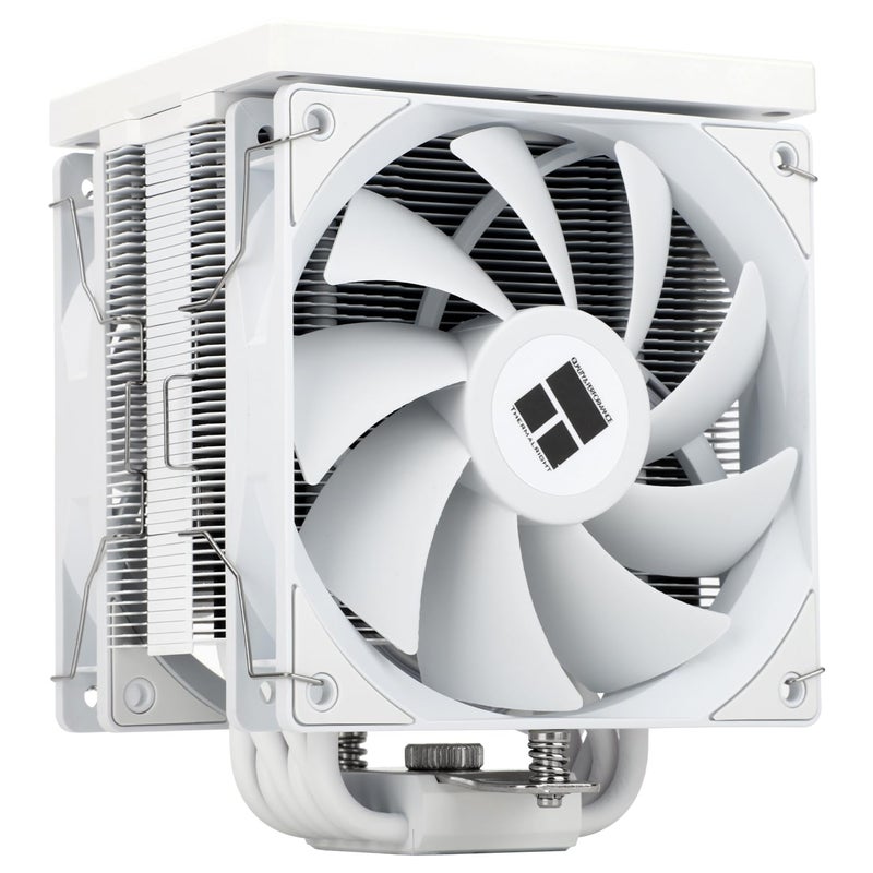 Thermalright Burst Assassin 120 Vision Digital CPU Cooler - IPS 2.4-inch Square Rotatable Display, 120mm Forward and Reverse Fan Design, Support Intel LGA1700/1150/1151/1200/1851, AMD AM4/AM5|White - Image 2