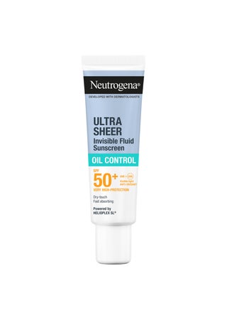 Ultra Sheer Invisible Fluid Sunscreen SPF 50 Plus Face Oil Control