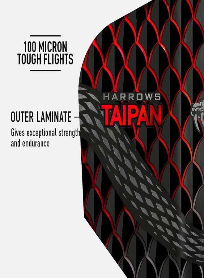 Harrows Taipan Dart Flights | 5 x Sets Darts Flights (15 Flights Total) I 100 Micron Dart Flights I Premium Extra Strong Made in UK I Professional Darts Accessories - Image 3