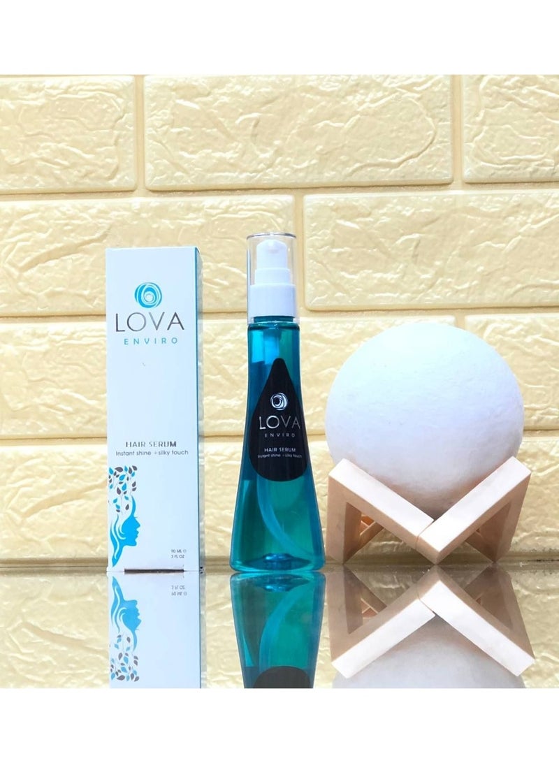 LOVA ENVIRO Complete Hair Care Set: Shampoo 400ml + Conditioner 400ml + Serum 90ml – Zero Sodium, Silicone, and Salt – Designed for Protein and Keratin-Treated Hair - Image 2