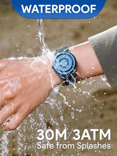 EUTOUR Magnetic Bead Analog Watch - Stainless Steel Strap and Unique Pointer Design, Unisex Watches, Super Strong Magnetic Drive Men's Watch - Image 5