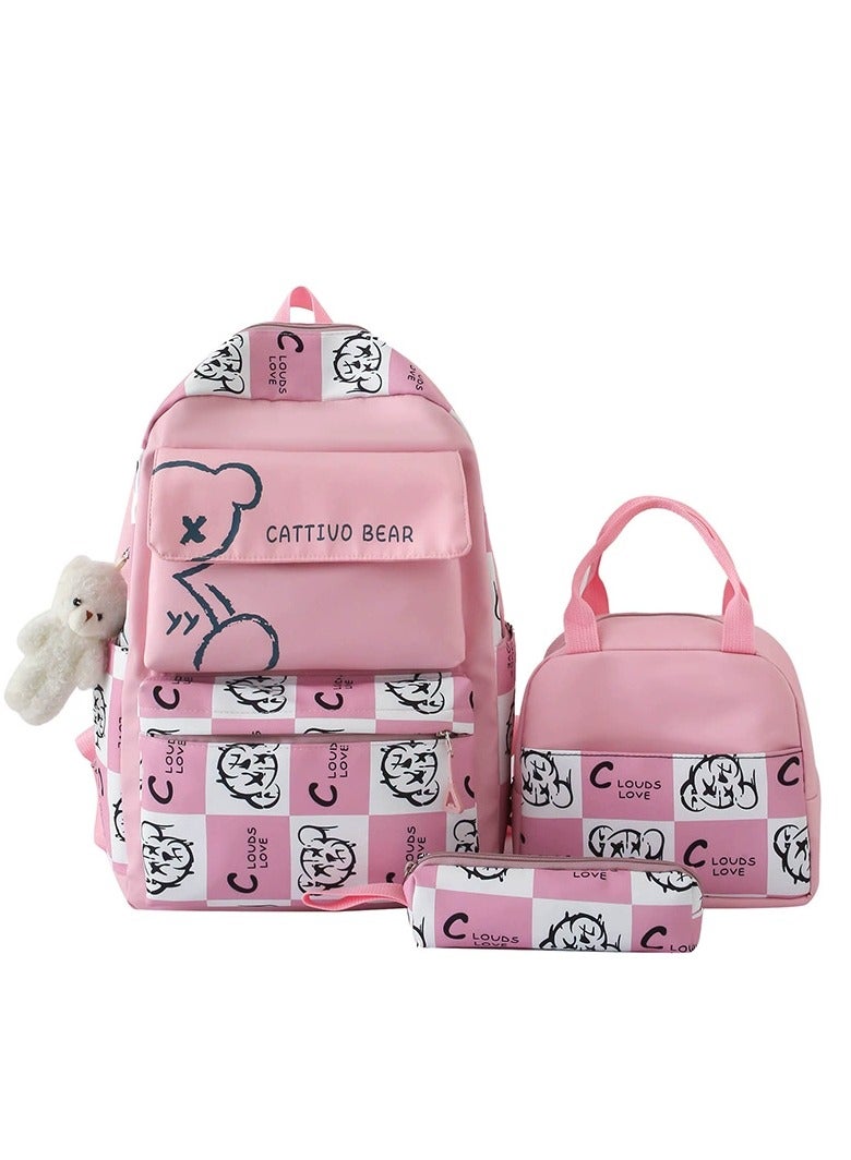 3-piece school bag for girls in primary school  - Image 2