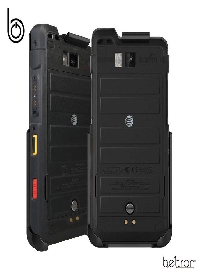 جراب BELTRON Sonim XP8، جراب مشبك حزام شديد التحمل (AT&T FirstNet Sprint Verizon XP8800) الميزات: تثبيت آمن، مزلاج سريع الفتح، مشبك حزام دوار متين (موثوق وخفيف الوزن) - Image 2