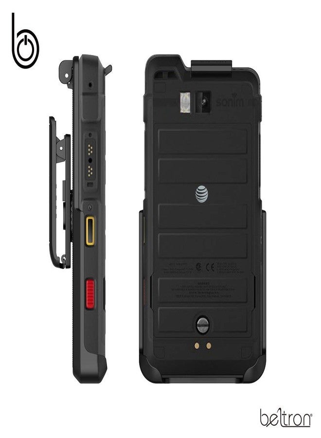 جراب BELTRON Sonim XP8، جراب مشبك حزام شديد التحمل (AT&T FirstNet Sprint Verizon XP8800) الميزات: تثبيت آمن، مزلاج سريع الفتح، مشبك حزام دوار متين (موثوق وخفيف الوزن) - Image 3