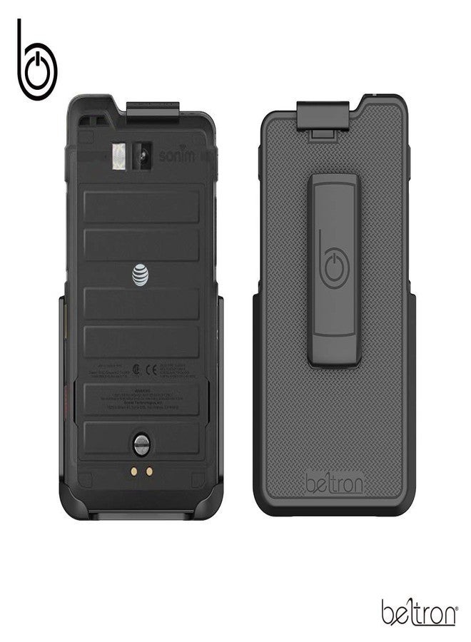 جراب BELTRON Sonim XP8، جراب مشبك حزام شديد التحمل (AT&T FirstNet Sprint Verizon XP8800) الميزات: تثبيت آمن، مزلاج سريع الفتح، مشبك حزام دوار متين (موثوق وخفيف الوزن) - Image 5