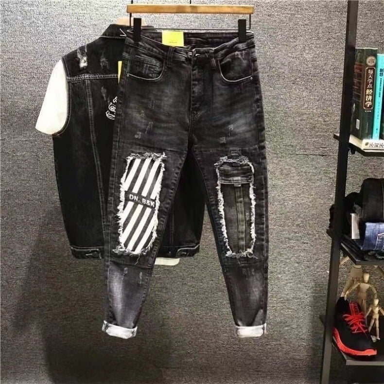 Unisex Classic Denim Jeans Loose Fit Daily Outdoor Wear - Image 4