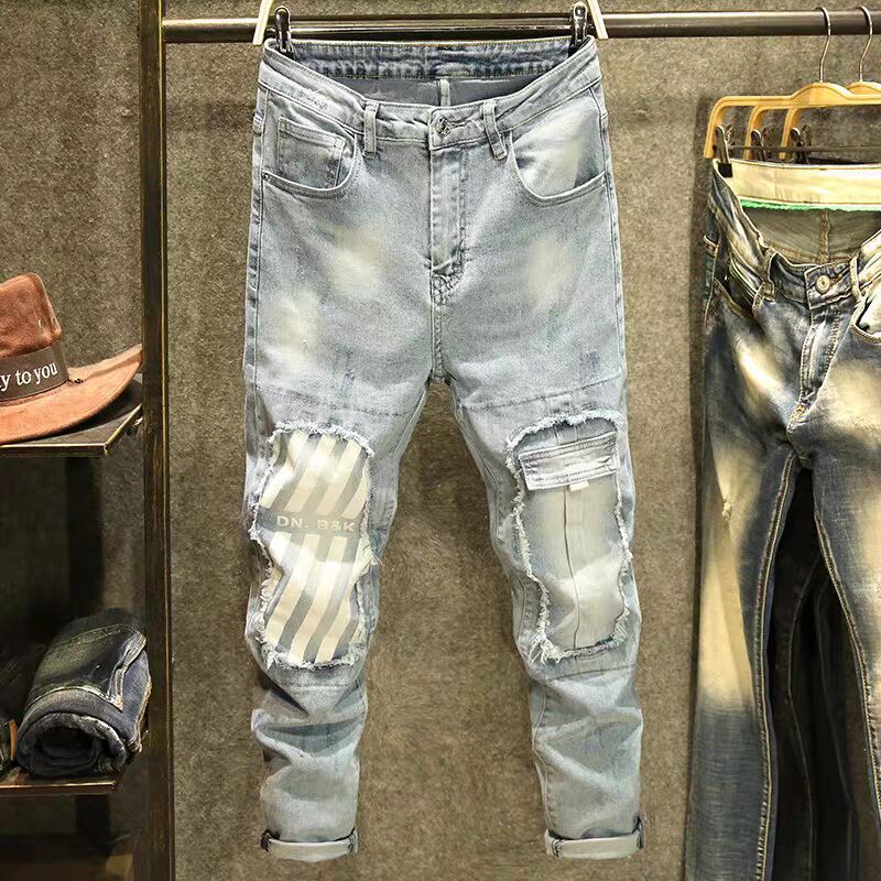 Unisex Classic Denim Jeans Loose Fit Daily Outdoor Wear - Image 2