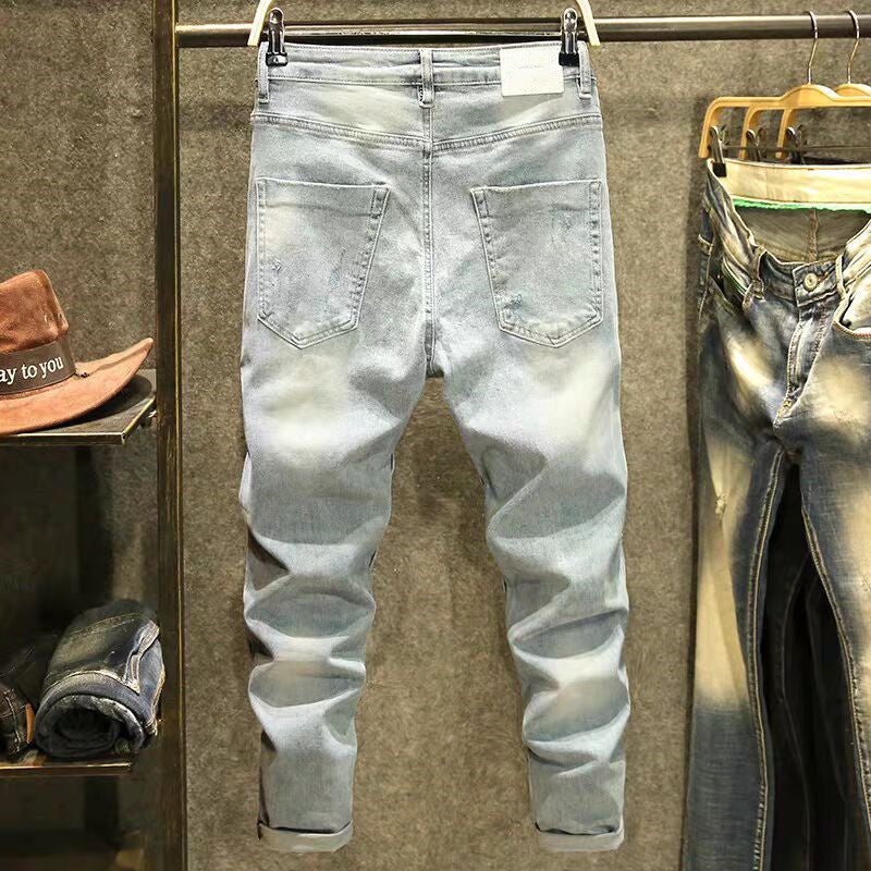 Unisex Classic Denim Jeans Loose Fit Daily Outdoor Wear - Image 3