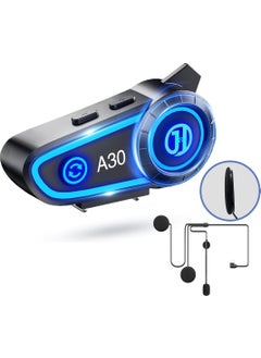 RGB Mode Bluetooth Motorcycle Headset 5.2 Bluetooth Intercom Helmet Headset