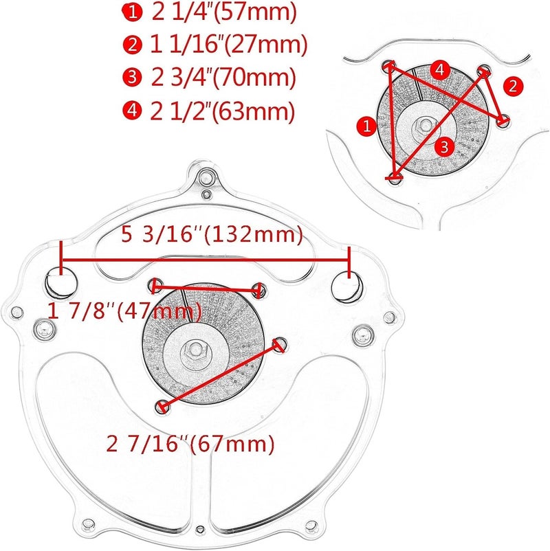 QASULER Black Air Cleaner Intake Kit for Harley Motorcycles - Image 2