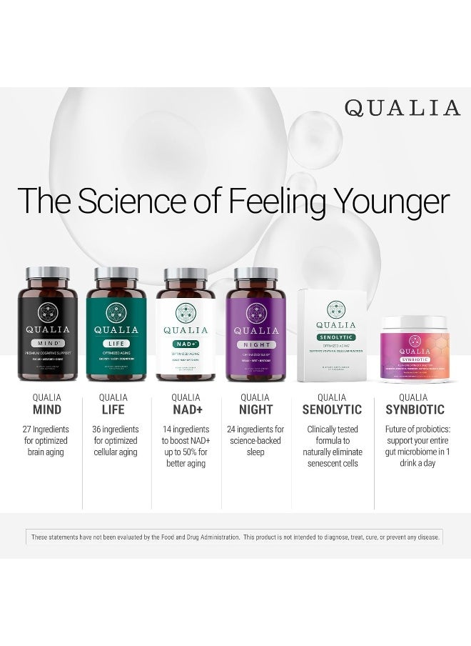 NEUROHACKER COLLECTIVE - Qualia Mind & Qualia Night | Premium Nootropic Supplement For Mental Performance & Brain Health | Increase Focus & Mental Clarity | Deep Refreshing Sleep Support 55 Cap - Image 1