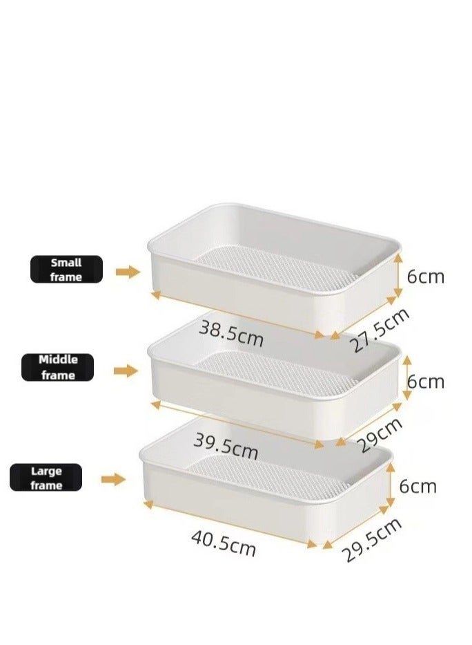 3 Tier All-Steel Cart,Rolling Cart,Baby Organizer for Storage Baby Products,Home Storage Rack,Kitchen Storage,Bathroom Racks - Image 3