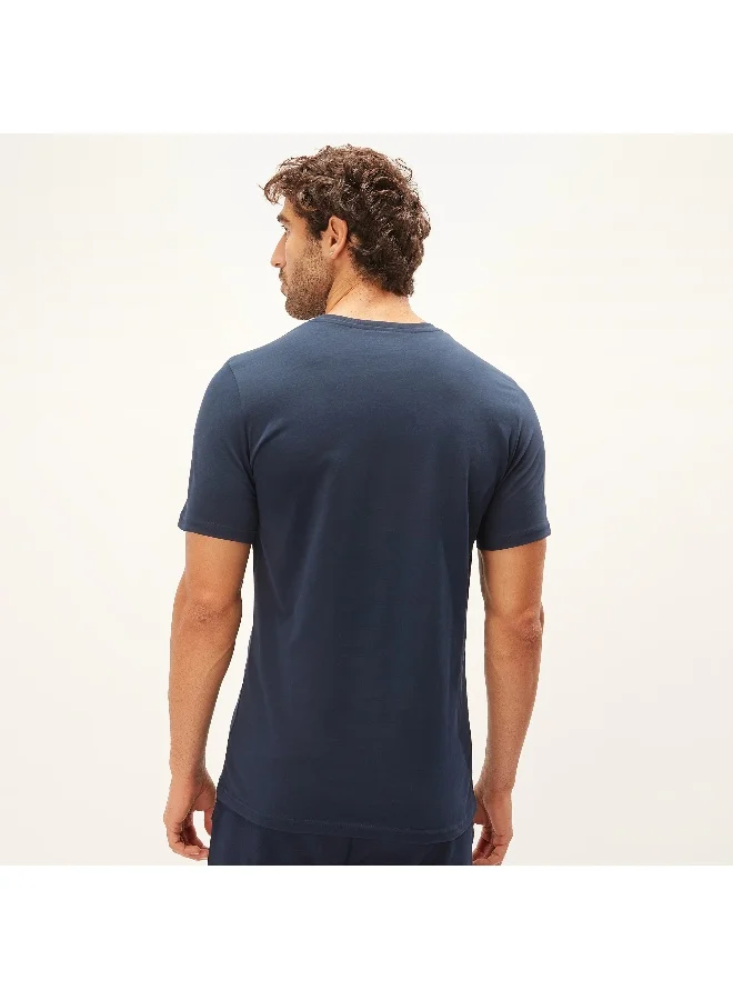 Kappa Kappa Crew Neck Regular Fit T-shirt with Short Sleeves