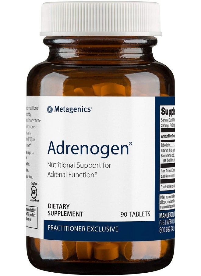 Adrenogen Nutritional Support Supplement To Support Healthy Adrenal Function 90 Tablets