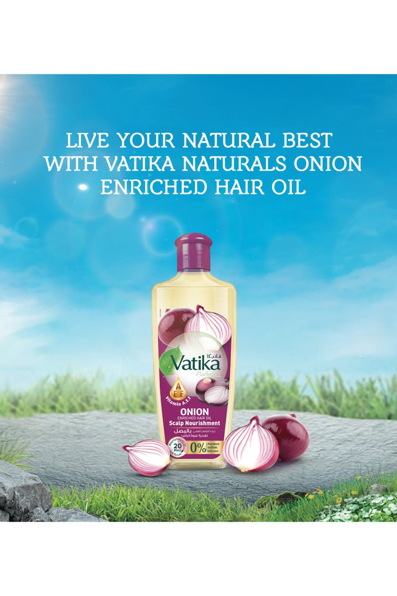 Vatika Naturals Onion Hair Oil 300ml - Image 2