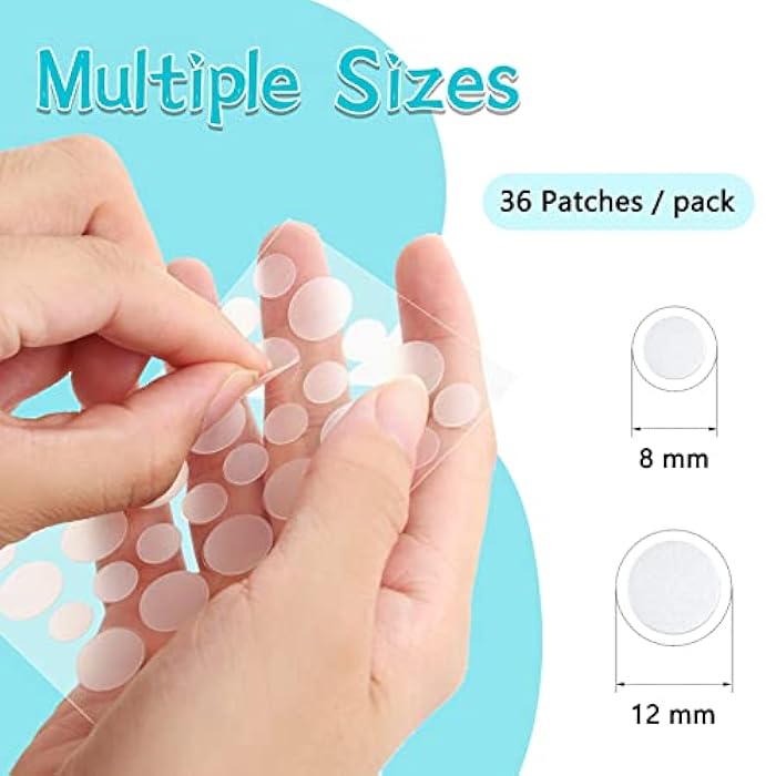 PICcircuit 180 Counts Pimple Patches for Face Hydrocolloid Acne Patches for face Invisible Zit Patches for Face Pimple Patch Acne Spot Treatment Patch Blemish Patches Cover Patches Stickers - Image 4