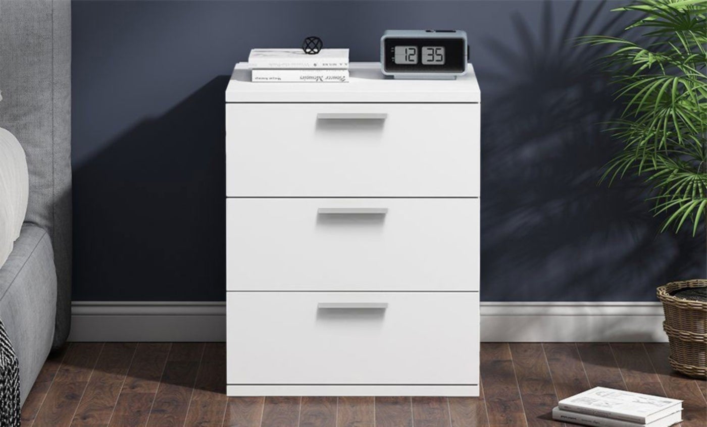 Modern MDF nightstand - Height 65 cm - Width 50 cm - Depth 36 cm, from Furniture Store.