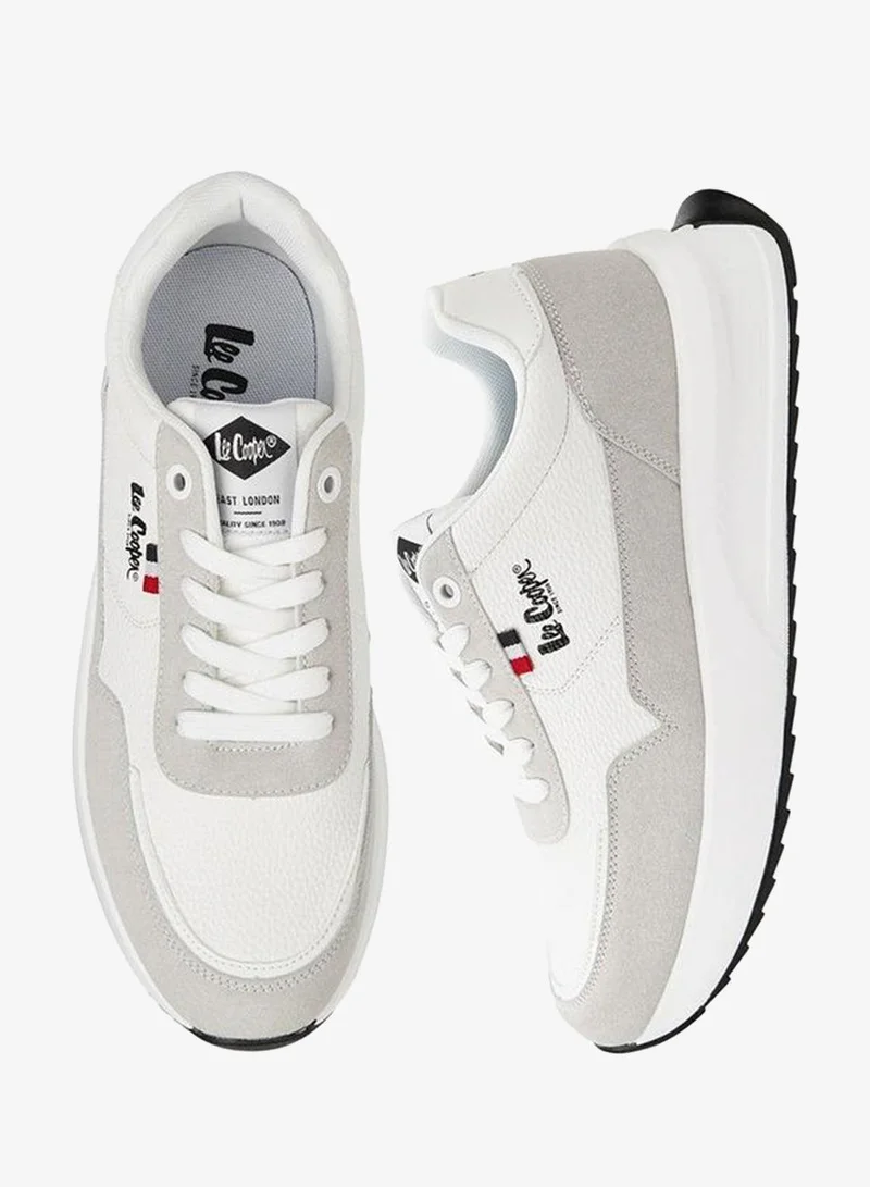 Lee Cooper Men's Panelled Lace-Up Sneakers