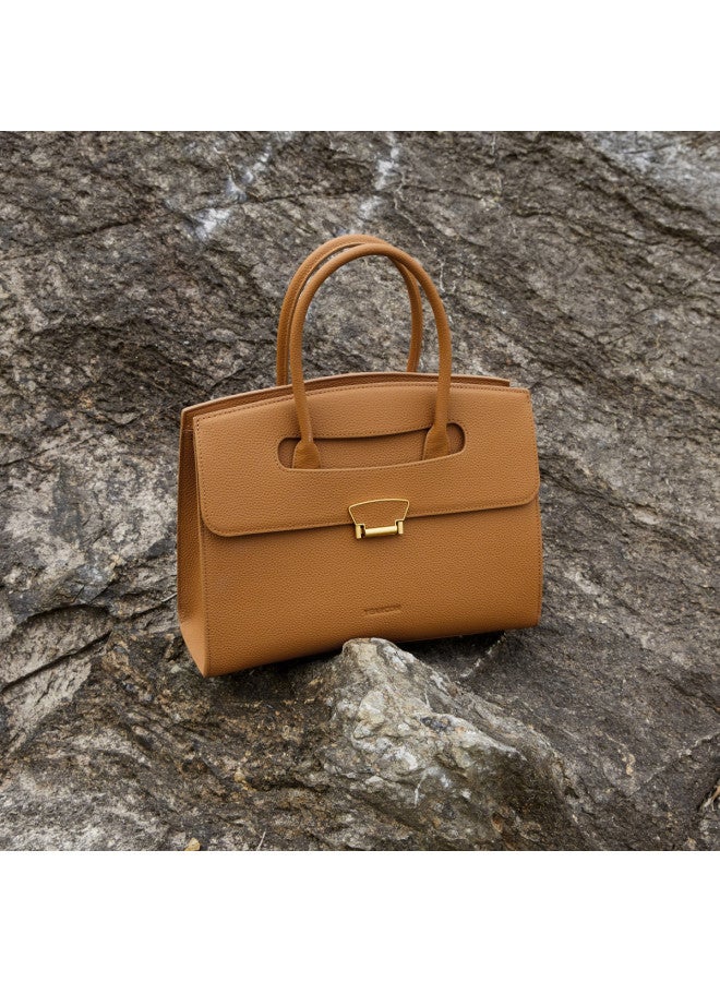 YEARCON Top Grain Leather】2025 Premium Leather Women's Handbag, Light Luxury Large Capacity Bag, Qixi Festival Gift - Image 2