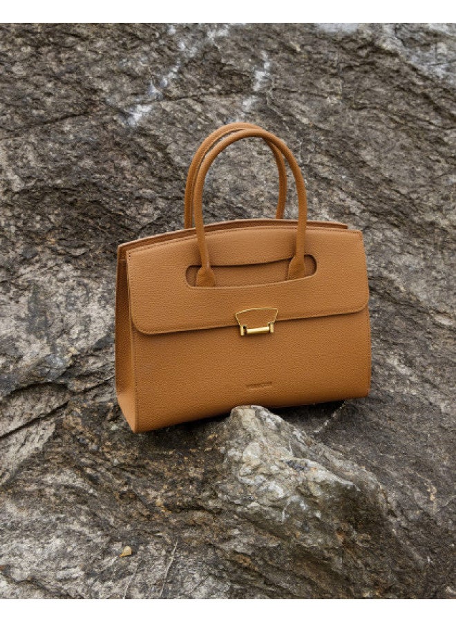 YEARCON Top Grain Leather】2025 Premium Leather Women's Handbag, Light Luxury Large Capacity Bag, Qixi Festival Gift - Image 1