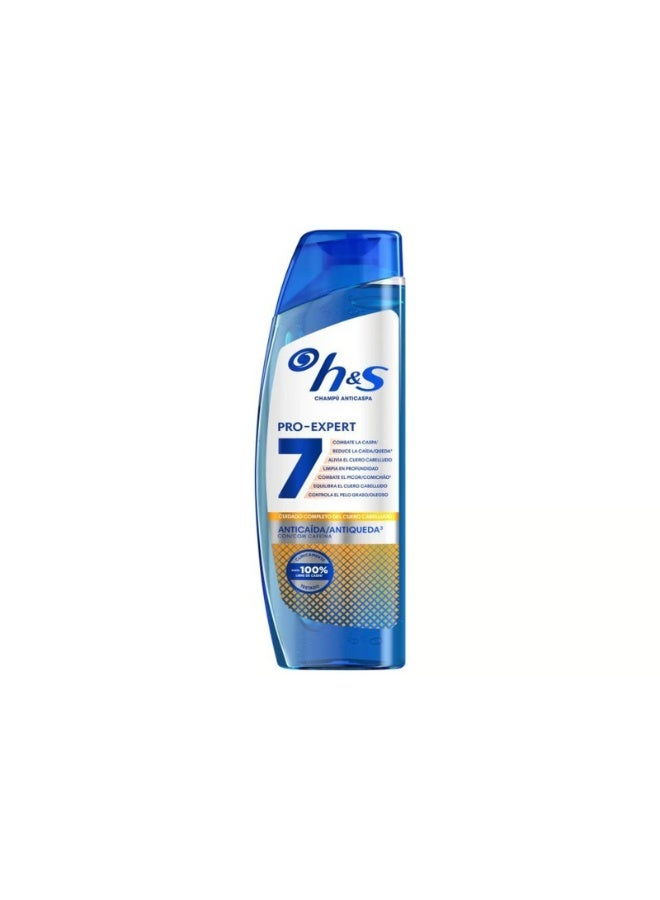 H&S Pro-Expert 7-In-1 Anti-Hair Loss Shampoo with Caffeine 300ml - Image 1